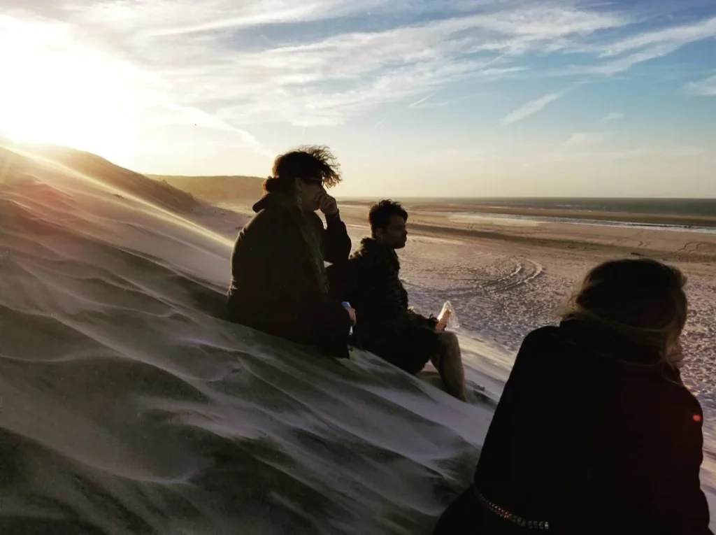 Beach rave, the morning after. El Golfo.