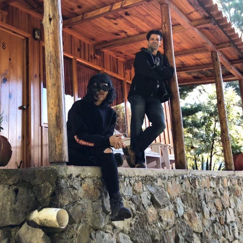 Chad Reilly and Pily in Oaxaca Mexico.